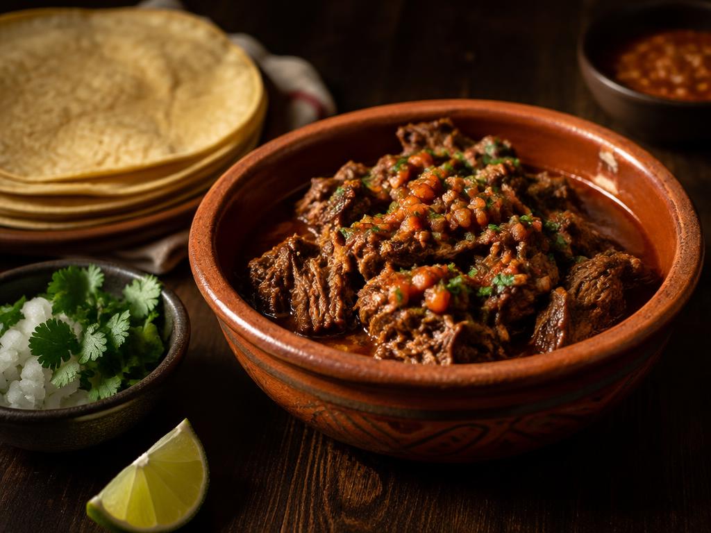 Barbacoa de cordero al vacío con salsa borracha preparado con Salsa borracha Kompostela
