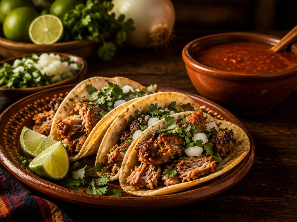 Carnitas de lechón con salsa roja preparado con Salsa roja Kompostela